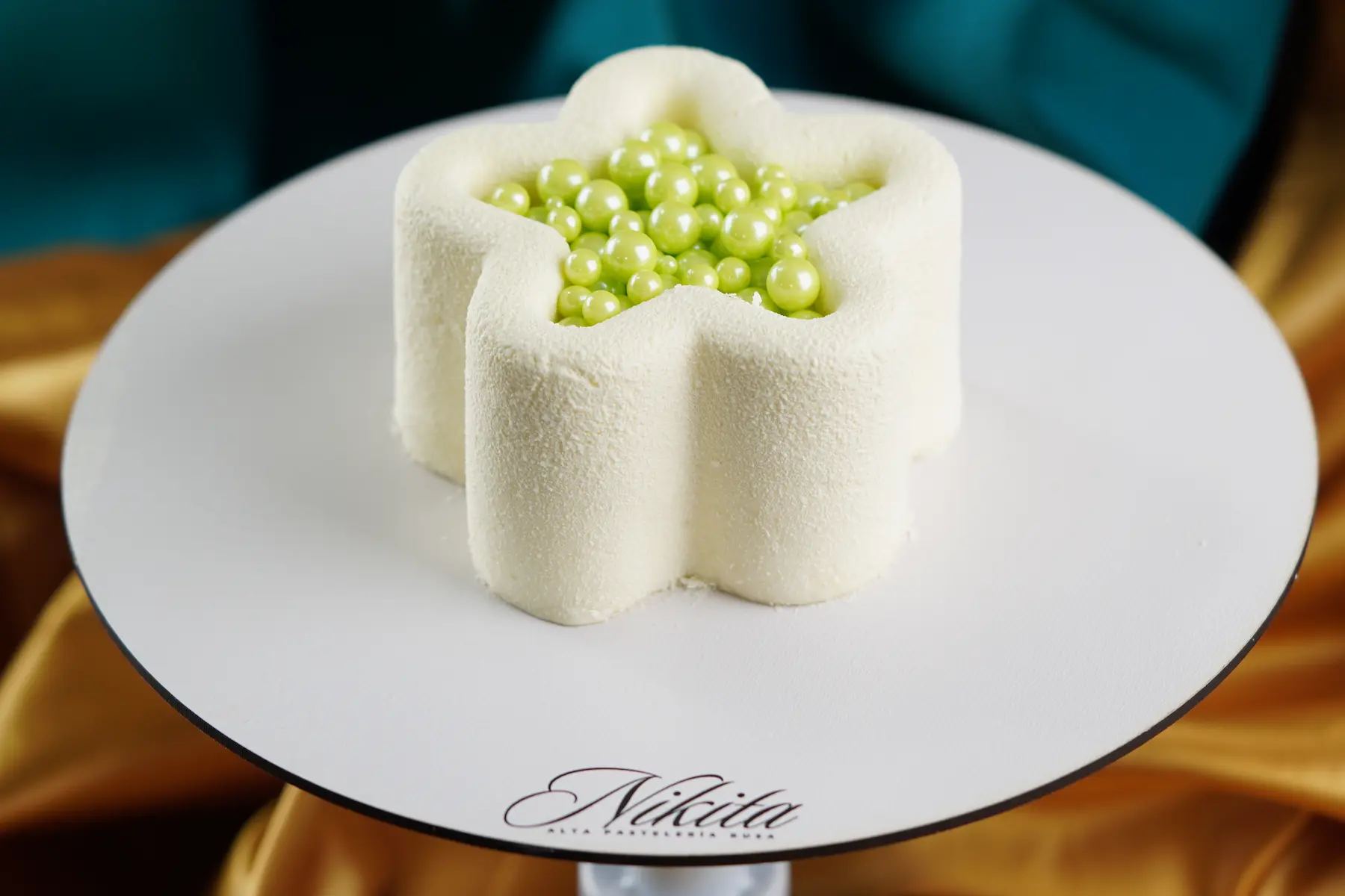 Bento Estrella con decoración verde