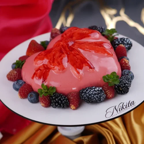 Pastel Corazón de bayas